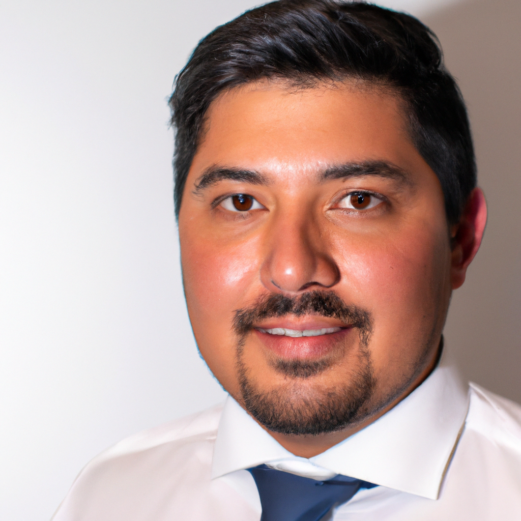 Retrato corporativo minimalista en fondo blanco